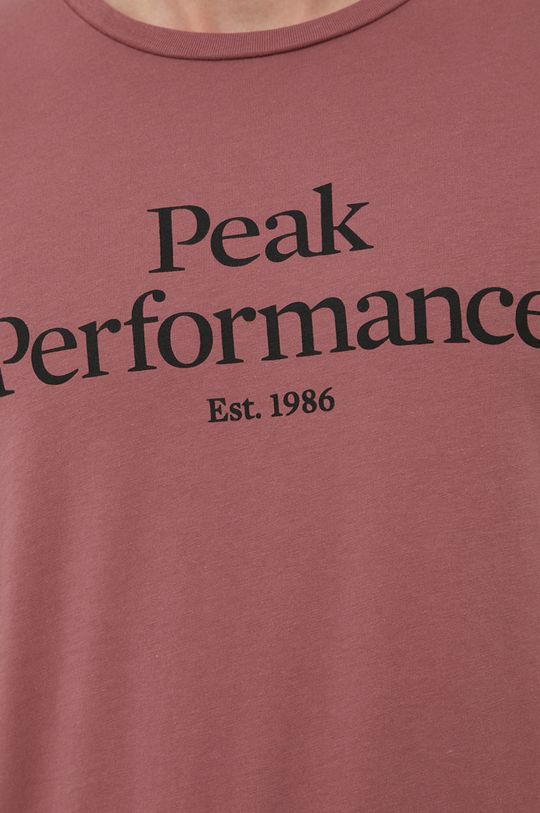 Bavlněné tričko Peak Performance Pánský