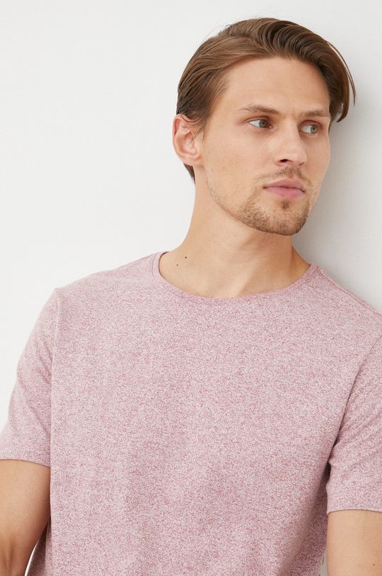 fiołkowo różowy Lindbergh t-shirt