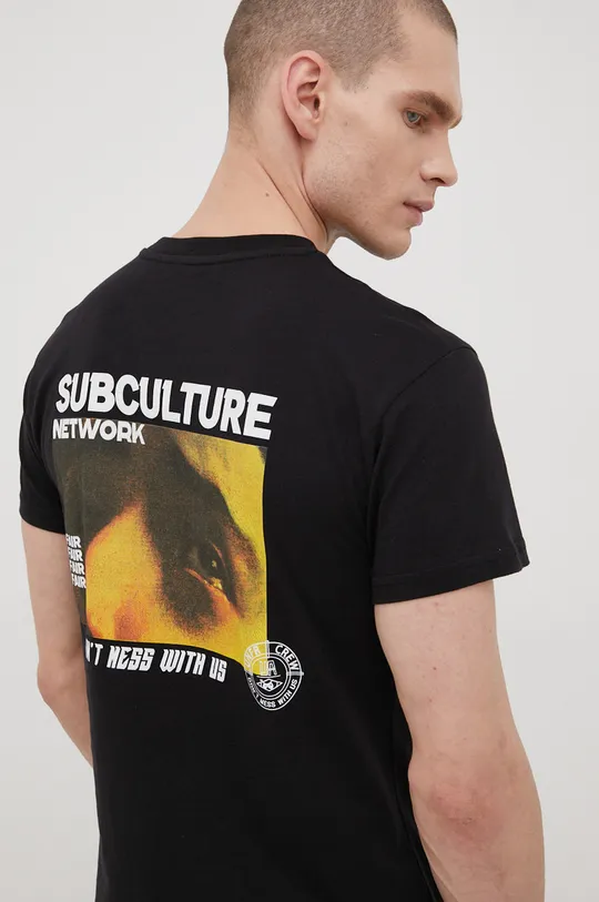 μαύρο Βαμβακερό μπλουζάκι Unfair Athletics Ανδρικά