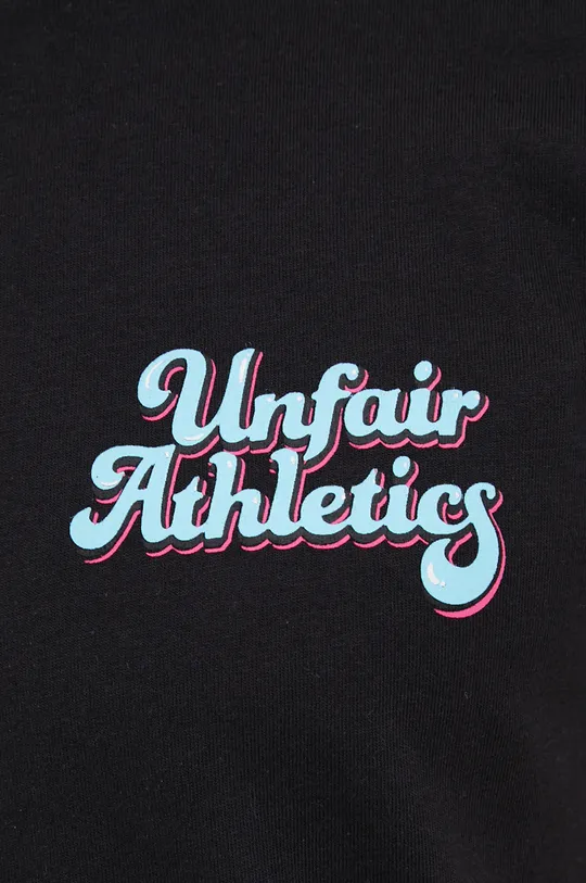 črna Unfair Athletics bombažna majica