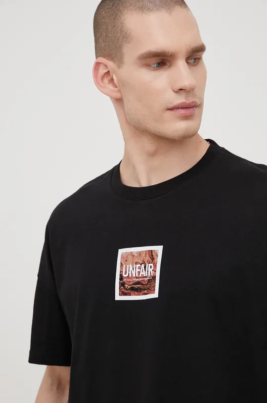 Бавовняна футболка Unfair Athletics чорний