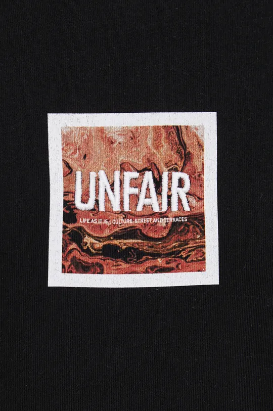 czarny Unfair Athletics t-shirt bawełniany