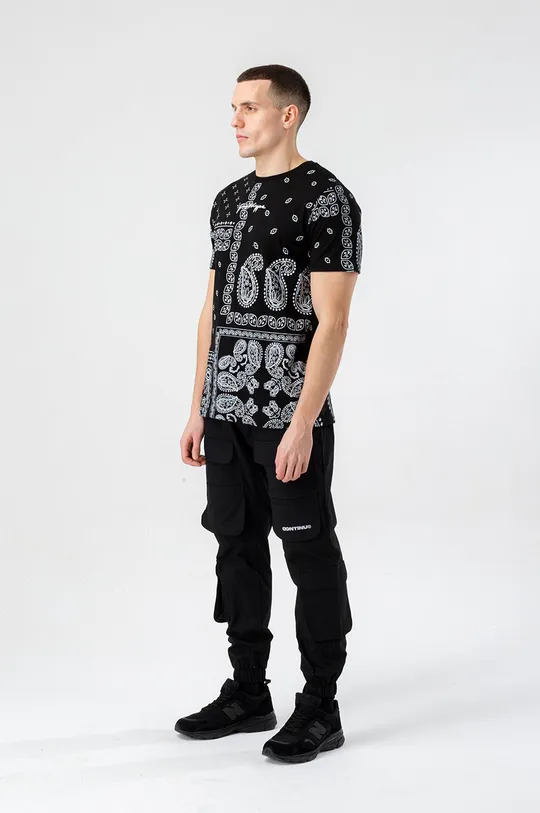 Βαμβακερό μπλουζάκι Hype μαύρο