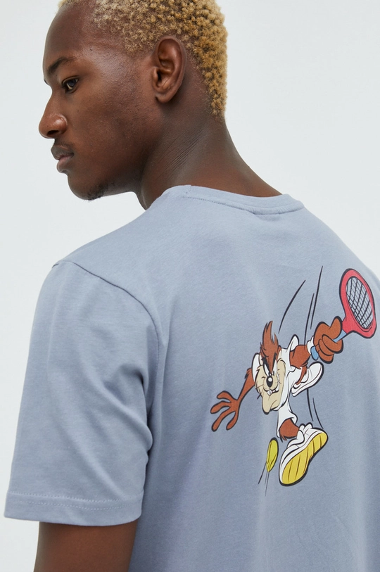 szary Ellesse t-shirt bawełniany x Looney Tunes Męski