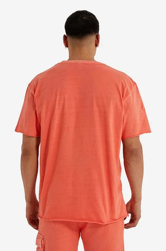Βαμβακερό μπλουζάκι Ellesse πορτοκαλί