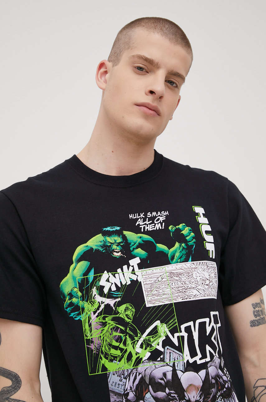Bavlněné tričko HUF X Marvel  100% Bavlna