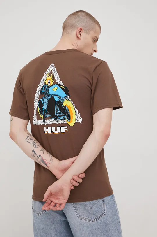 Bavlnené tričko HUF X Marvel  100% Bavlna