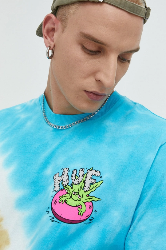 multicolor HUF t-shirt bawełniany