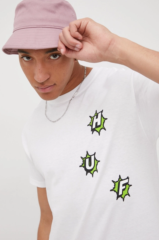 HUF t-shirt bawełniany Męski