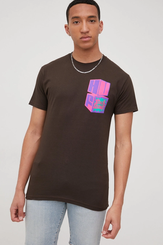 HUF t-shirt bawełniany 100 % Bawełna