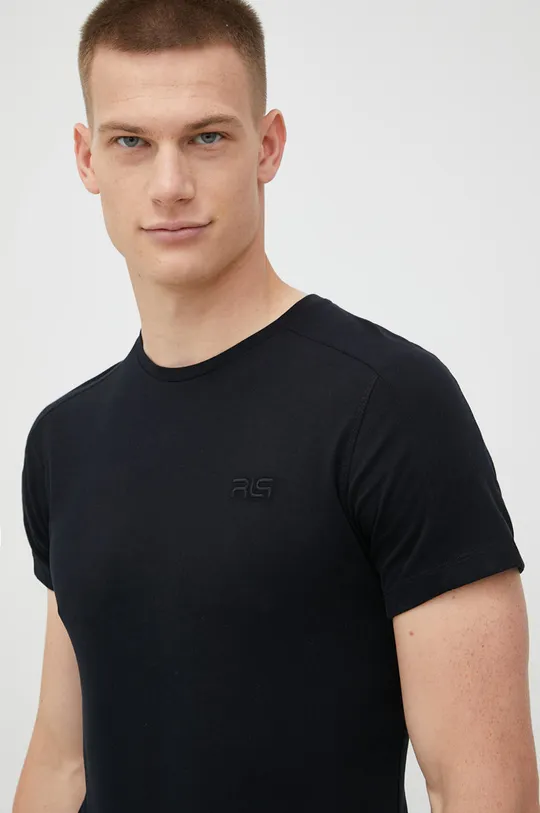 czarny 4F t-shirt bawełniany 4F x RL9