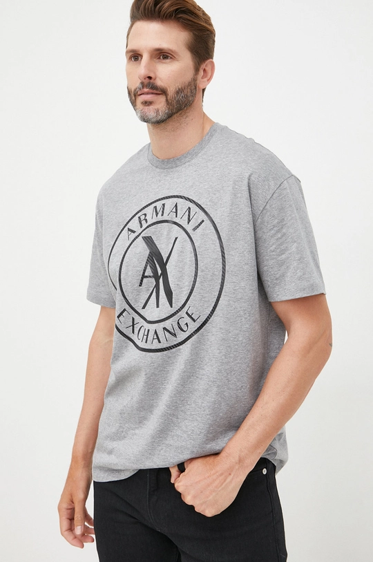 Armani Exchange t-shirt bawełniany 3LZTLC.ZJ9AZ 100 % Bawełna