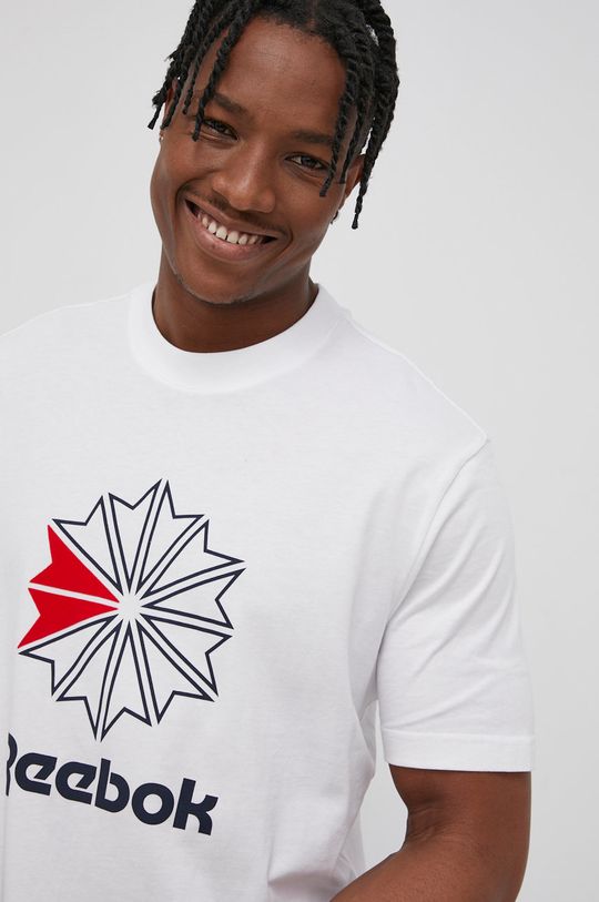 Reebok Classic T-shirt bawełniany Materiał zasadniczy: 100 % Bawełna, Wykończenie: 95 % Bawełna, 5 % Elastan