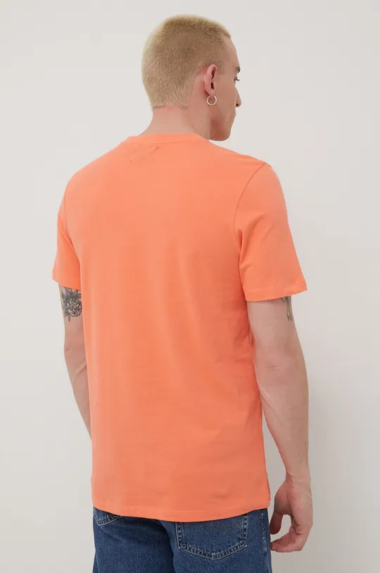 pomarańczowy Superdry t-shirt bawełniany
