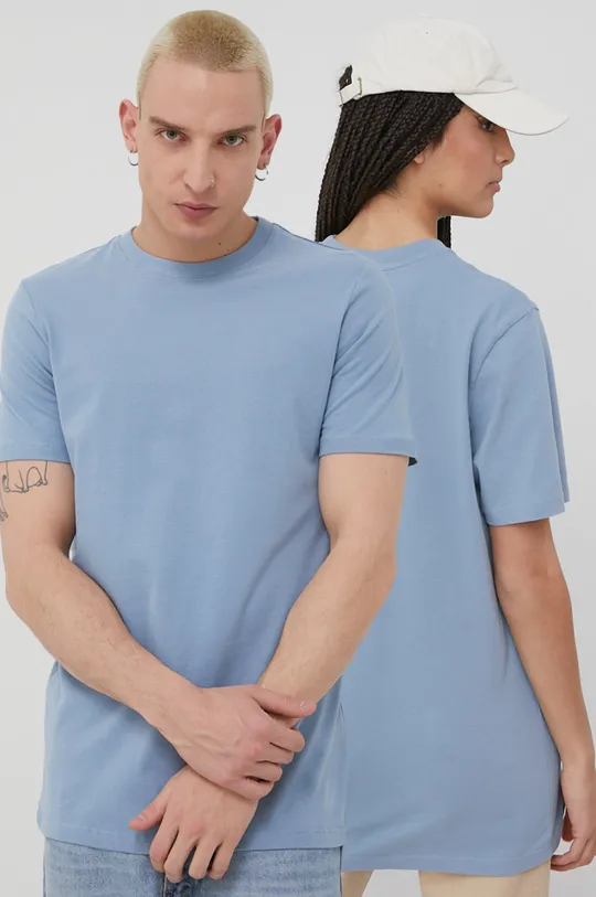niebieski Superdry t-shirt bawełniany Unisex