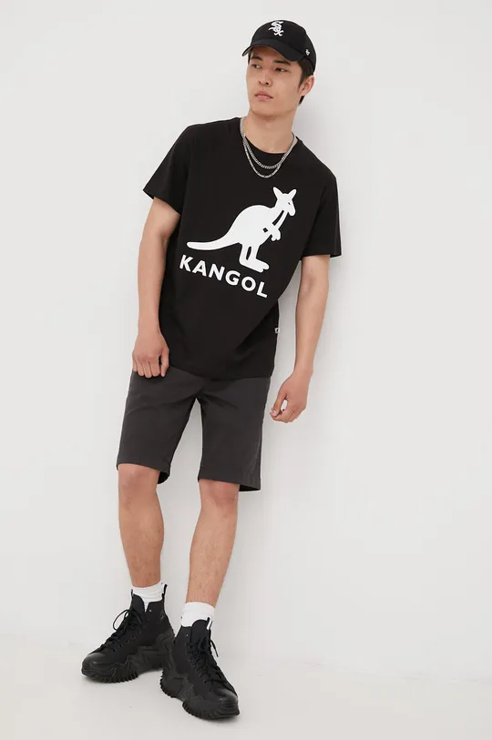 Kangol t-shirt bawełniany 100 % Bawełna