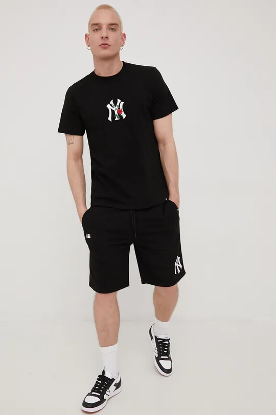 Βαμβακερό μπλουζάκι 47 brand Mlb New York Yankees  100% Βαμβάκι