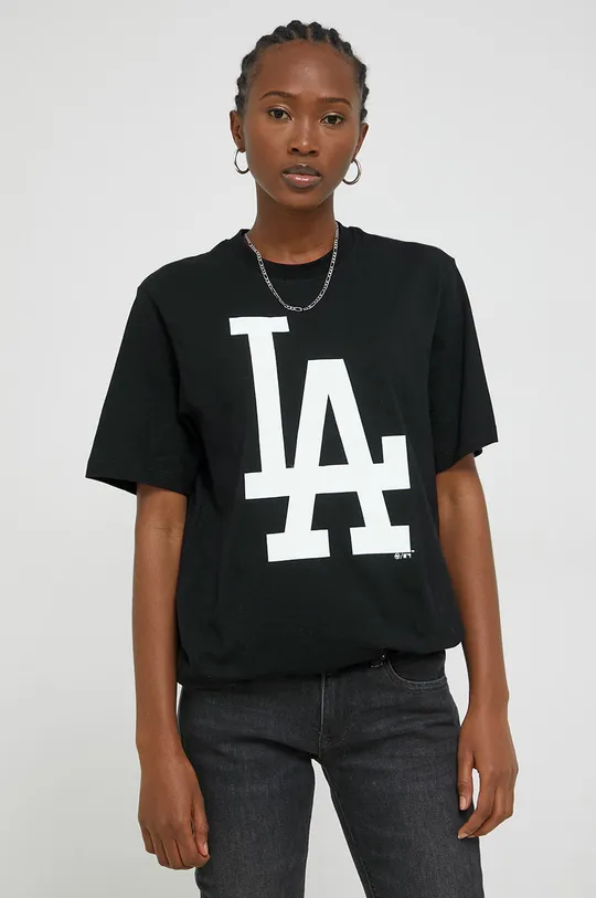 Bavlnené tričko 47brand Mlb Los Angeles Dodgers  100% Bavlna