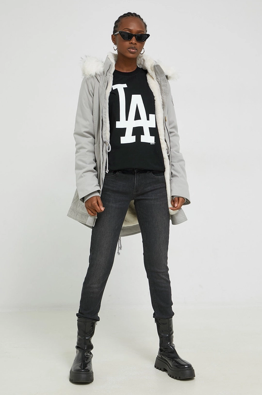 Бавовняна футболка 47brand Mlb Los Angeles Dodgers Unisex