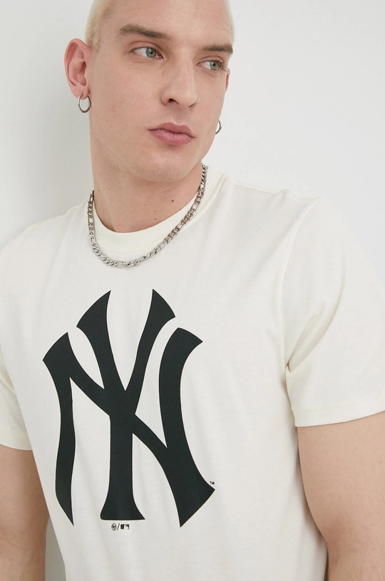 Bombažna kratka majica 47brand Mlb New York Yankees Unisex