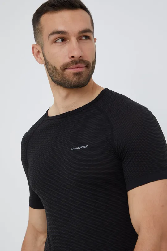 Αθλητικό μπλουζάκι Viking Easy Dry μαύρο