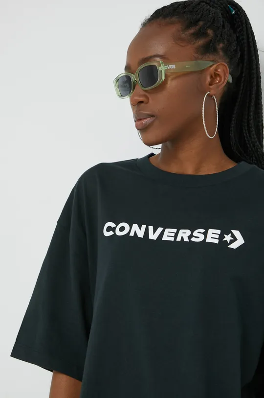 crna Pamučna haljina Converse
