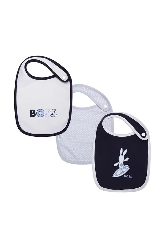 темно-синій Дитячий слюнявчик BOSS 3-pack Для хлопчиків
