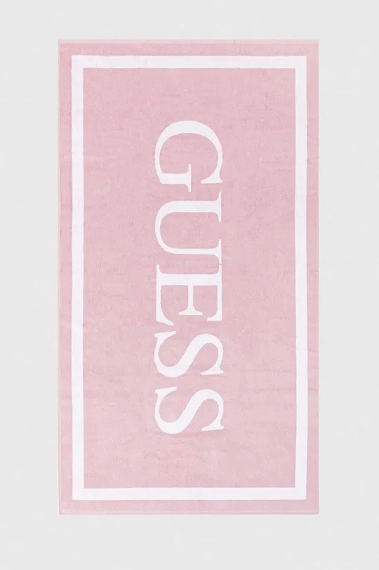 rózsaszín Guess pamut törölköző Női