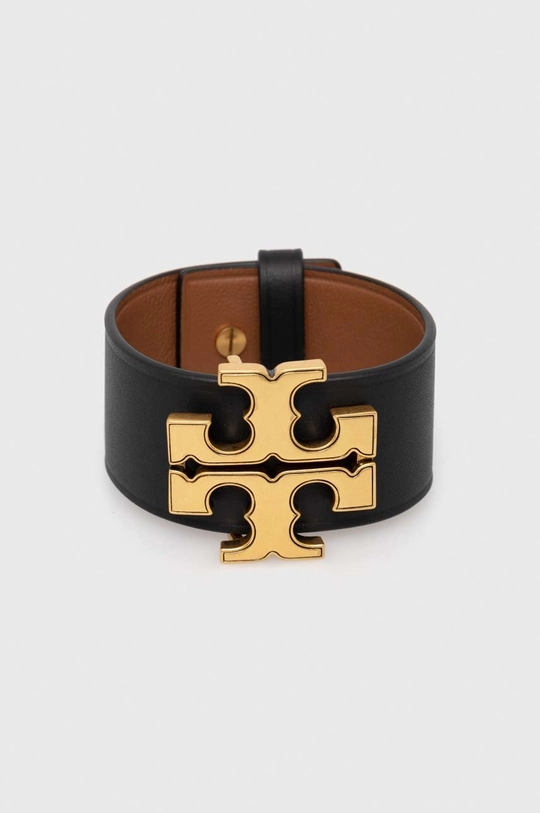 μαύρο Δερμάτινο βραχιόλι Tory Burch Γυναικεία