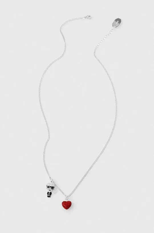Karl Lagerfeld naszyjnik srebrny srebrny