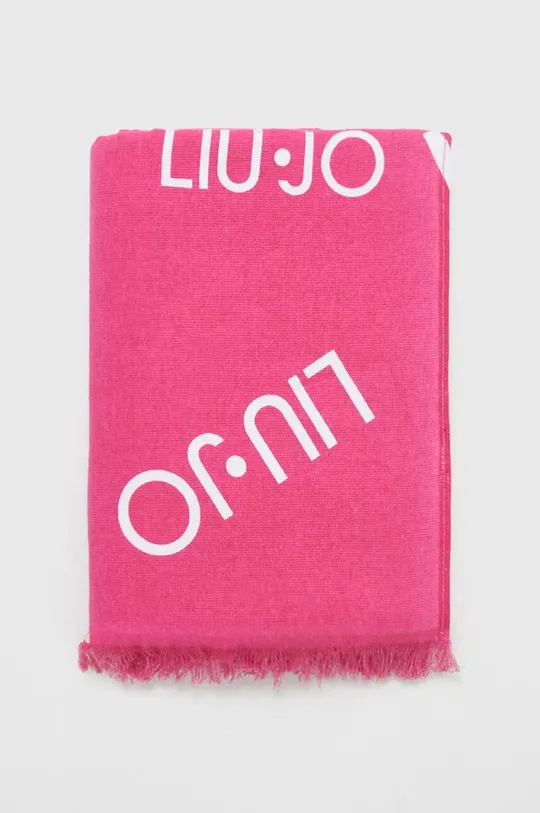 Βαμβακερή πετσέτα Liu Jo ροζ
