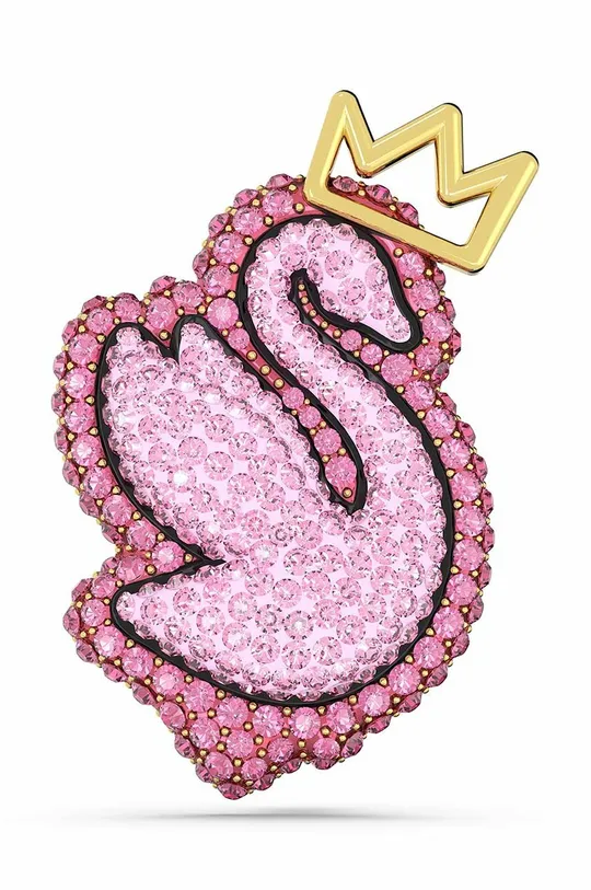 ροζ Καρφίτσα Swarovski POP SWAN Γυναικεία