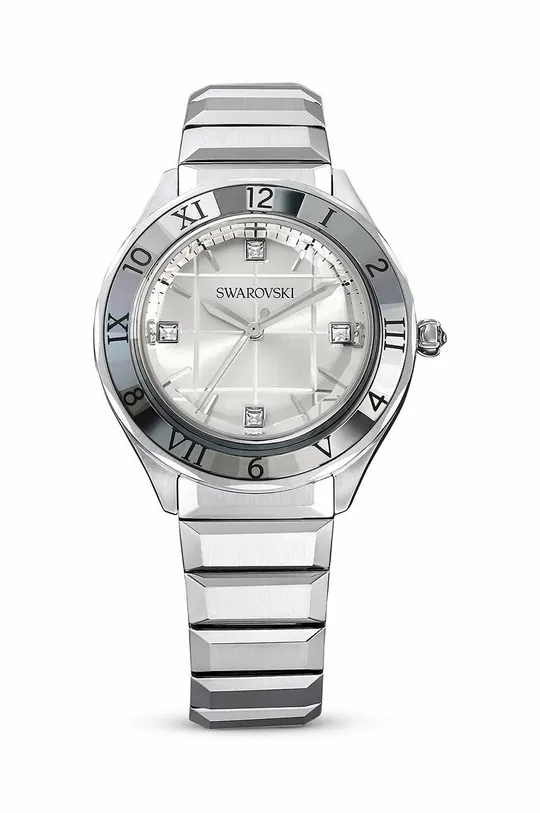 srebrny Swarovski zegarek DEXTERA Damski
