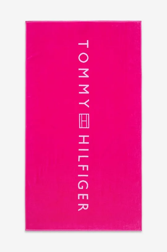 roza Pamučni ručnik Tommy Hilfiger Ženski