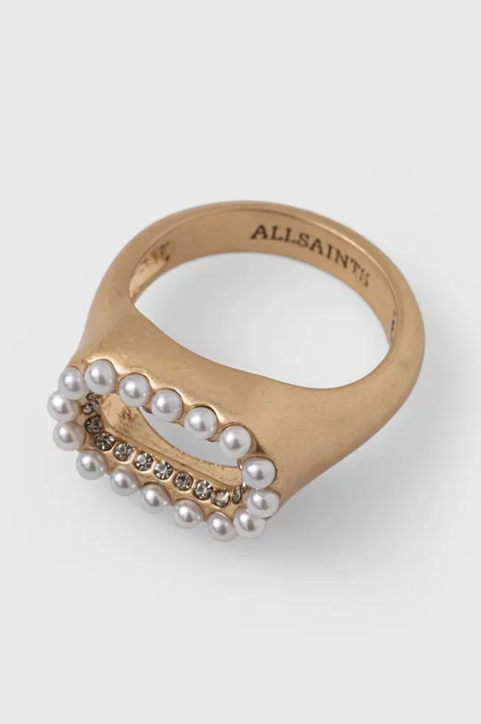 AllSaints pierścionek złoty