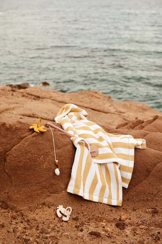 Liewood asciugamano in cotone bambino/a giallo