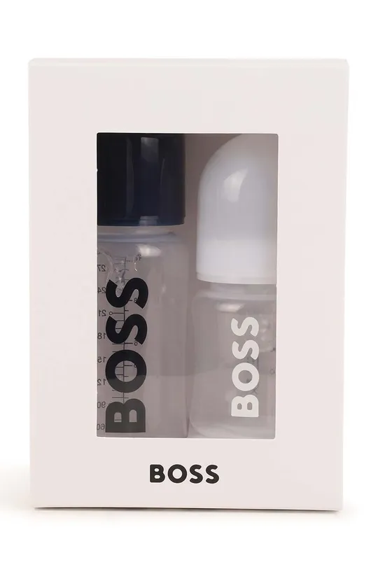 Otroška steklenička BOSS 2-pack mornarsko modra