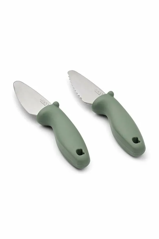 Σετ βρεφικών μαχαιροπήρουνων Liewood πράσινο
