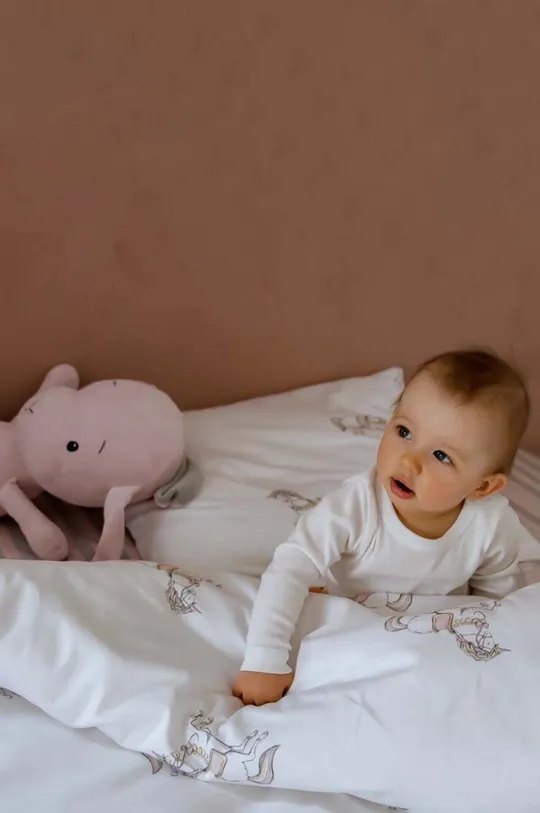 różowy Effiki pościel z wypełnieniem niemowlęca 70x100