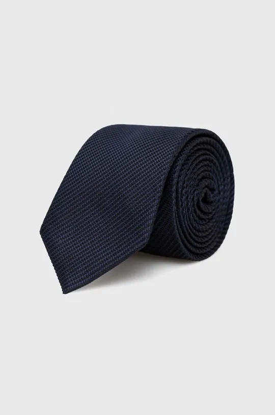 mornarsko modra Svilena kravata HUGO Moški