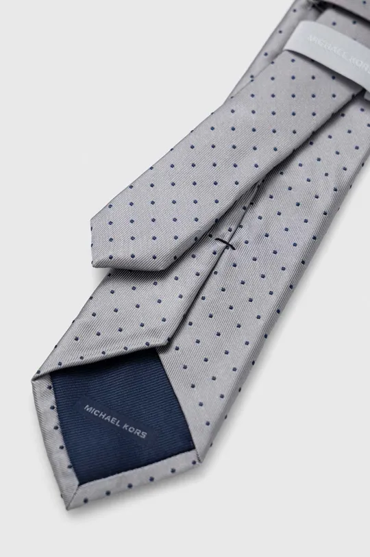 Шелковый галстук Michael Kors серый