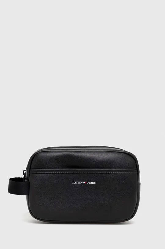 črna Usnjena kozmetična torbica Tommy Jeans Moški