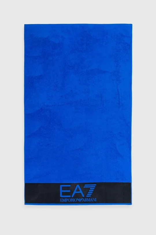 niebieski EA7 Emporio Armani ręcznik Męski