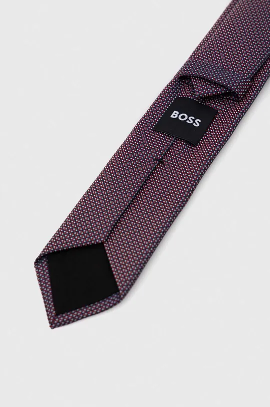 Μάλλινη γραβάτα BOSS κόκκινο