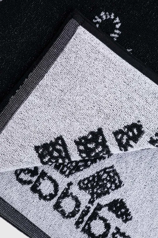 Bombažna brisača adidas Performance črna
