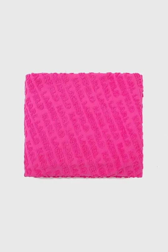 Brisača za plažo Karl Lagerfeld roza