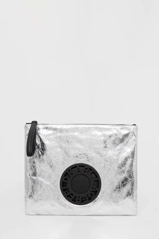 серебрянный Кожаная сумка Karl Lagerfeld Unisex