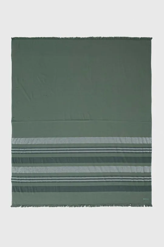 zelená Bavlnený uterák BOSS Unisex