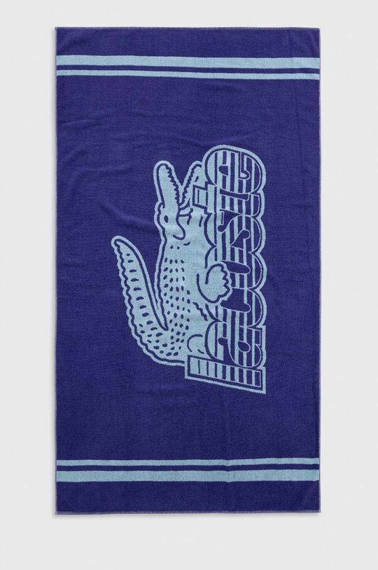 fioletowy Lacoste ręcznik bawełniany Unisex
