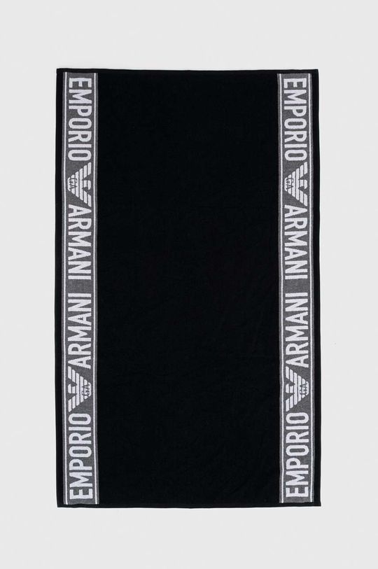 czarny Emporio Armani Underwear ręcznik bawełniany Unisex